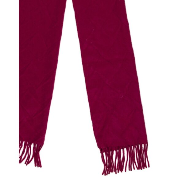 Loro Piana Cashmere Scarf in Burgundy / Plum - Picture 2 of 5